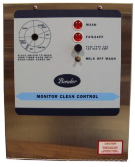 Dairy schlueter bender model 8950 monitor clean pipeline washer control